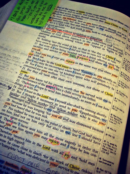 bible study inductive journal scripture marking word key symbols journaling soup philippians verse stone words five journals stonesoupforfive notebook mapping